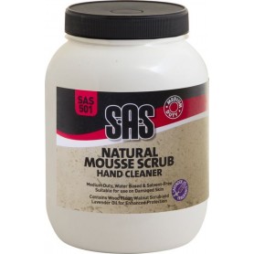 S.A.S Natural Mousse Scrub Hand Cleaner - Medium Duty 3 litre